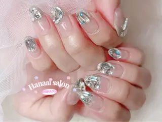 ミディアム Hanaai Salon新宿店のネイルデザイン