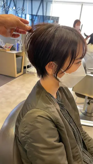 ショート 韓国レイヤー🇰🇷 ReLien西大寺店のヘアスタイル
