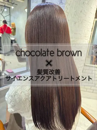 ミディアム カラー 髪質改善/縮毛矯正/ 艶髪/春山良太のヘアスタイル