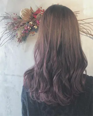 ロング sano sayakaのヘアスタイル