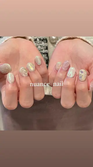 ネイル 淡色ネイル 🎀moeのネイルデザイン