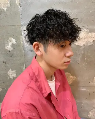 ショート パーマ メンズ tension 【テンション】のヘアスタイル