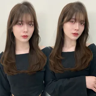 カラー 韓国𝐇𝐚𝐢𝐫 ♡𝐦𝐚𝐨♡のヘアスタイル