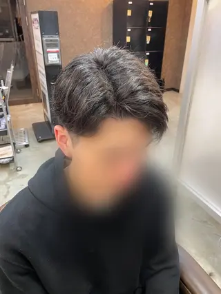 ショート メンズ メンズパーマ特化 カバヤマ　リョウのヘアスタイル