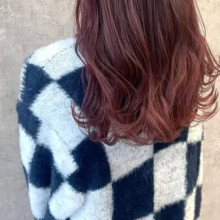 セミロング カラー ヘアアレンジ merci.所属・🌻あいり merci.🌻のヘアスタイル