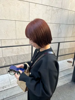 ショート JESTER烏丸御池店所属・暖色カラー/艶カラー /透明感/ななこのヘアスタイル