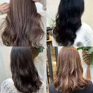 ロング デジタルパーマ 米澤のヘアスタイル