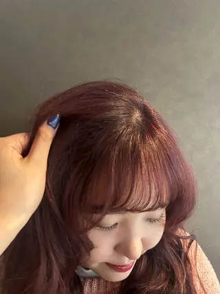 セミロング カラー ヘアアレンジ ☕️結【suii.】 ボブ/ヘアセット☕️のヘアスタイル