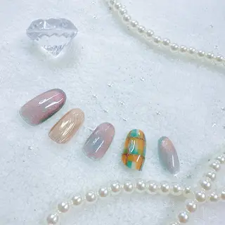 ネイル ネイルPetit Ribbonのネイルデザイン