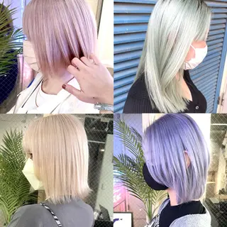 ミディアム カラー SALOWIN新宿三丁目EAST6F所属・糸川 伸樹のヘアスタイル