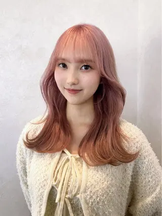 カラー nehus nagaoka所属・🖤複雑履歴ブリーチ Mizuki 🖤のヘアスタイル