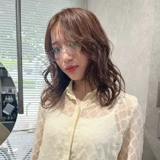 ミディアム qpula【クプラ】所属・yuumi/大濠🪷 /レイヤー/垢抜けのヘアスタイル