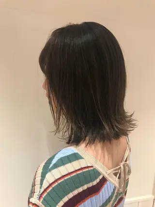 ミディアム カラー 清水 ちひろ ✄トップスタイリストのヘアスタイル