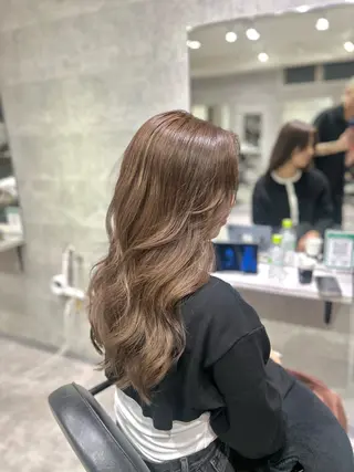 ロング _WHITE難波店[アンダーバーホワイト]所属・艶カラー/髪質改善 /韓国風/中村嘉秀のヘアスタイル