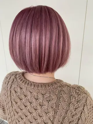 ミディアム カラー 上田 和紀子のヘアスタイル
