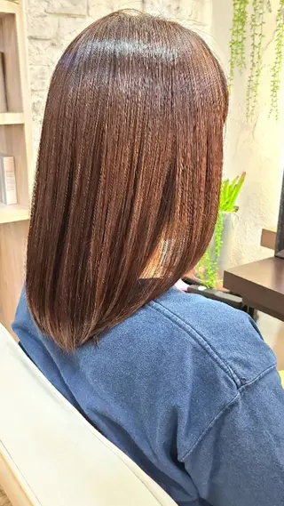 ミディアム hair make  ange 所属・赤池 彩のヘアスタイル