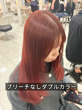 ロング カラー 髪質改善/艶カラー/ メンズパーマ/鈴木のヘアスタイル