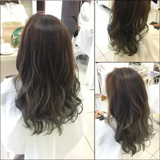 ロング カラー Ash 山田 勇太のヘアスタイル