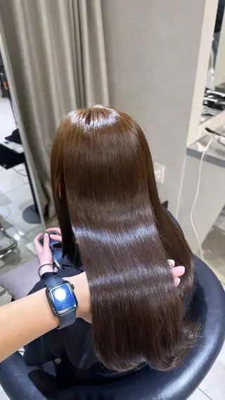セミロング 艶髪🖤 /Mikage/池袋のヘアスタイル