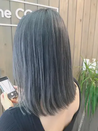 ミディアム カラー ナガミネアリサ/ 学芸大学/海外ヘアのヘアスタイル