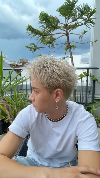 ショート カラー メンズ GLANZ/メンズ カットモデル予約用のヘアスタイル