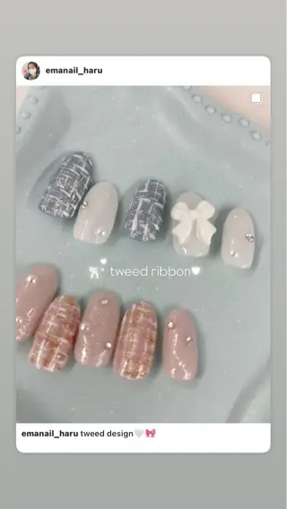 ネイル EmaNail +KIHAKUYA梅田店所属・EmaNail🎀 Haaruのネイルデザイン