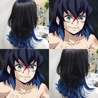 セミロング カラー 🌈札幌派手髪🌈 Fave ユウキ🤞のヘアスタイル