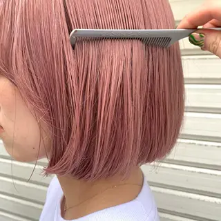 ショート カラー ブリーチカラーが人気 onnuのヘアスタイル