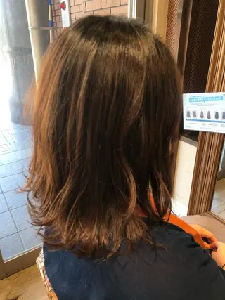 ミディアム カラー メンズパーマ/ スパイキー/神田正紀のヘアスタイル