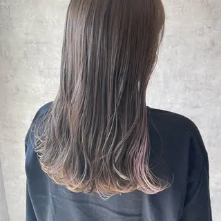 ロング カラー ヘアアレンジ merci.所属・🌻あいり merci.🌻のヘアスタイル