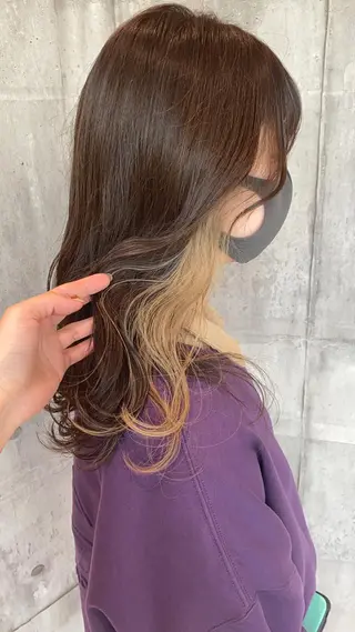 ミディアム カラー 柔らかいcolor 🌿harukaのヘアスタイル