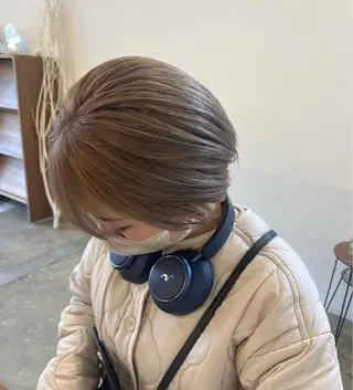 ショート カラー カラー特化/ブリーチ 梅田中崎町/あかりのヘアスタイル