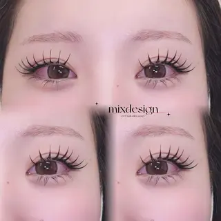 マツエク・マツパ 韓国風束感まつ毛🩵 Nozomiのマツエク・マツパデザイン