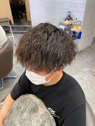 パーマ メンズ メンズ特化LIBER 石川玲央のヘアスタイル