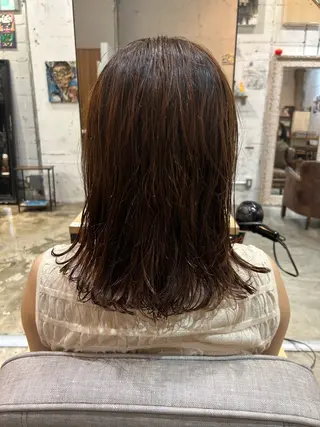 パーマ 池崎 真菜のヘアスタイル