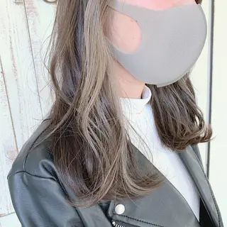 セミロング カラー ヘアアレンジ JYUNESU表参道所属・似合わせhair🔸 アサダ タカコ🔸のヘアスタイル