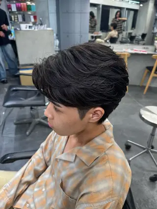 パーマ メンズ fifth 丸山太誠のヘアスタイル