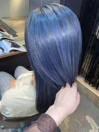 ロング カラー イマイ リサのヘアスタイル