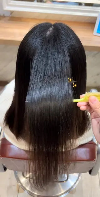 セミロング 横浜🎶エクステ💟 ピンク🩷なつみ🎀のヘアスタイル