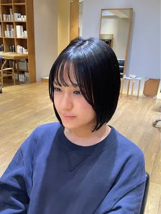 ショート カラー 縮毛矯正/レイヤー /ひかるのヘアスタイル