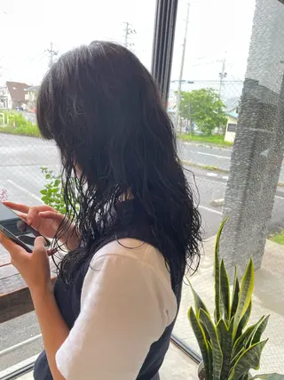 ロング 藤村 翔充のヘアスタイル