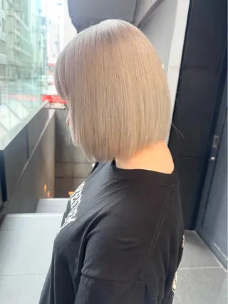 ショート カラー SALOWIN札幌大通り所属・札幌ハイトーン/ ブリーチカラー/ドイのヘアスタイル