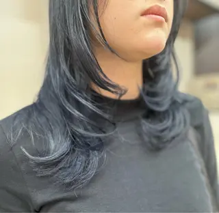 ミディアム レイヤー/ウルフ/ /奈良/ RIHOのヘアスタイル