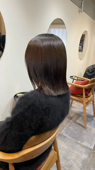 ミディアム カラー 鎌田卓也/髪質改善 /透明感カラーのヘアスタイル