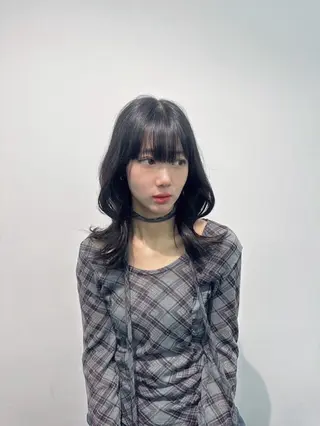 カラー パーマ Haruna 💜のヘアスタイル