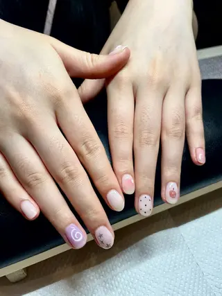 ネイル パラジェル登録店　Nailsalon Amour  上野湯島店所属・🩵ネイルスト 🩵かなのネイルデザイン