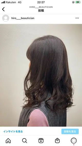 セミロング シャンプーヘッドスパ /tomitaのエステ・リラクイメージ