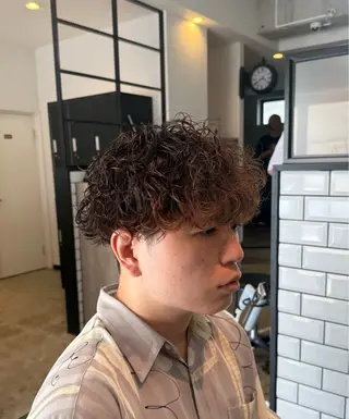 カラー パーマ メンズ SOLEIL 白井 ／メンズ専門のヘアスタイル