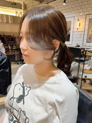 ロング the OSCAR所属・韓国ヘアスタイリスト Harukaのヘアスタイル