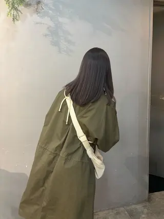 ミディアム カラー ながこ /透明感カラーのヘアスタイル